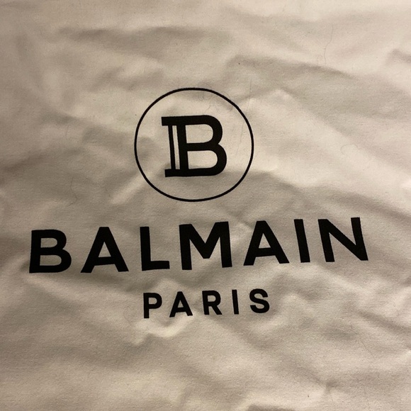 SOLD OUT Balmain 1945 Soft Tote Denim Shoulder Handbag (18.5" x 12") - Picture 11 of 11